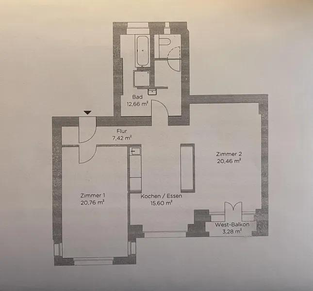 Exklusive, geräumige 2-Zimmer-Wohnung in Berlin — photo 1
